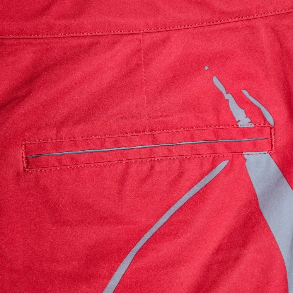 B Draddy Swim Trunks Mens XXL Pink Mesh Lined Graphic Print Owen Shorts‎ Golf
